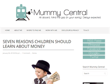 Tablet Screenshot of mummycentral.com
